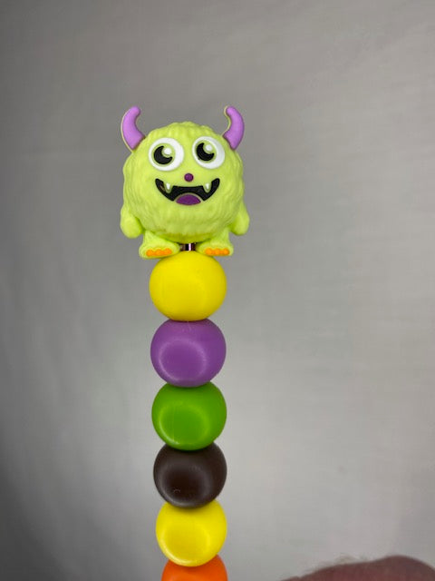 Monster custom beaded crochet hook