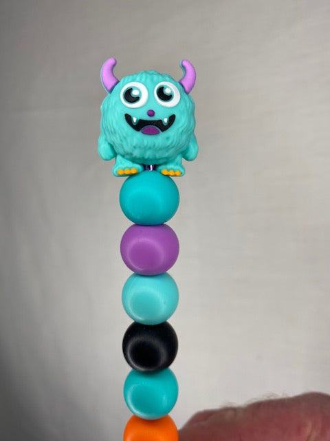 Monster custom beaded crochet hook